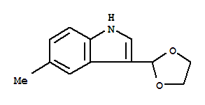 1H-indole,3-(1,3-dioxolan-2-yl)-5-methyl-(9ci)Structure,773094-42-1Structure 1H-indole,3-(1,3-dioxolan-2-yl)-5-methyl-(9ci) Structure,773094-42-1Structure