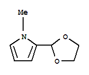 1H-pyrrole,2-(1,3-dioxolan-2-yl)-1-methyl-(9ci)Structure,773101-26-1Structure 1H-pyrrole,2-(1,3-dioxolan-2-yl)-1-methyl-(9ci) Structure,773101-26-1Structure