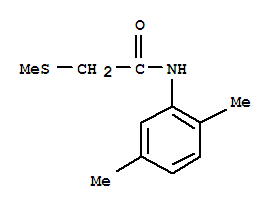 Acetamide, n-(2,5-dimethylphenyl)-2-(methylthio)-(9ci)Structure,773152-08-2Structure Acetamide, n-(2,5-dimethylphenyl)-2-(methylthio)-(9ci) Structure,773152-08-2Structure