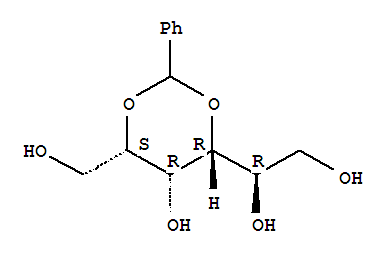 2,4-O-benzylidene-d-glucitolStructure,77340-95-5Structure 2,4-O-benzylidene-d-glucitol Structure,77340-95-5Structure