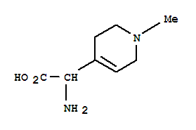 (9ci)-alpha-氨基-1,2,3,6-四氫-1-甲基-4-吡啶乙酸結(jié)構(gòu)式_773798-60-0結(jié)構(gòu)式