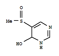 (9ci)-1,4-二氫-5-(甲基亞磺?；?-4-羥基嘧啶結構式_773805-12-2結構式
