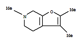 (9ci)-4,5,6,7-四氫-2,3,6-三甲基-呋喃并[2,3-c]吡啶結(jié)構(gòu)式_773813-45-9結(jié)構(gòu)式