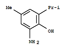 Phenol, 2-amino-4-methyl-6-(1-methylethyl)-(9ci)Structure,774502-66-8Structure Phenol, 2-amino-4-methyl-6-(1-methylethyl)-(9ci) Structure,774502-66-8Structure