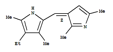 1H-pyrrole,2-[(z)-(2,5-dimethyl-3h-pyrrol-3-ylidene)methyl]-4-ethyl-3,5-dimethyl-(9ci) Structure,775273-39-7Structure