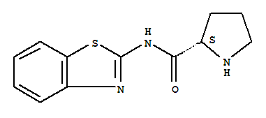 (2s)-(9ci)-n-2-苯并噻唑-2-吡咯烷羧酰胺結(jié)構(gòu)式_775562-81-7結(jié)構(gòu)式