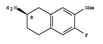 2-Naphthalenamine,6-fluoro-1,2,3,4-tetrahydro-7-methoxy-,(2r)-(9ci)Structure,775564-35-7Structure 2-Naphthalenamine,6-fluoro-1,2,3,4-tetrahydro-7-methoxy-,(2r)-(9ci) Structure,775564-35-7Structure
