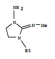 1-Imidazolidinamine,3-ethyl-2-(methylimino)-(9ci)Structure,775565-57-6Structure 1-Imidazolidinamine,3-ethyl-2-(methylimino)-(9ci) Structure,775565-57-6Structure