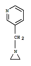 Pyridine, 3-(1-aziridinylmethyl)-(9ci)Structure,77615-91-9Structure Pyridine, 3-(1-aziridinylmethyl)-(9ci) Structure,77615-91-9Structure