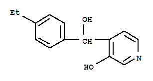 (9ci)-alpha-(4-乙基苯基)-3-羥基-4-吡啶甲醇結(jié)構(gòu)式_776317-39-6結(jié)構(gòu)式