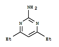 2-Pyrimidinamine,4,6-diethyl-(9ci)Structure,776333-49-4Structure 2-Pyrimidinamine,4,6-diethyl-(9ci) Structure,776333-49-4Structure