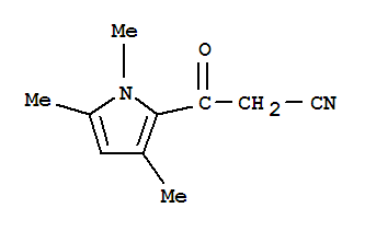 1H-pyrrole-2-propanenitrile,1,3,5-trimethyl--bta--oxo-(9ci)Structure,77640-13-2Structure 1H-pyrrole-2-propanenitrile,1,3,5-trimethyl--bta--oxo-(9ci) Structure,77640-13-2Structure