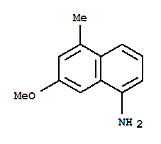1-Naphthalenamine,7-methoxy-5-methyl-(9ci)Structure,777005-10-4Structure 1-Naphthalenamine,7-methoxy-5-methyl-(9ci) Structure,777005-10-4Structure