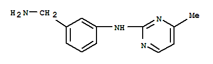 (9ci)-n-[3-(氨基甲基)苯基]-4-甲基-2-嘧啶胺結(jié)構(gòu)式_777041-05-1結(jié)構(gòu)式