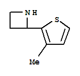 Azetidine, 2-(3-methyl-2-thienyl)-(9ci)Structure,777887-41-9Structure Azetidine, 2-(3-methyl-2-thienyl)-(9ci) Structure,777887-41-9Structure