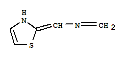 Methanamine, n-methylene-1-(2(3h)-thiazolylidene)-Structure,778553-71-2Structure Methanamine, n-methylene-1-(2(3h)-thiazolylidene)- Structure,778553-71-2Structure