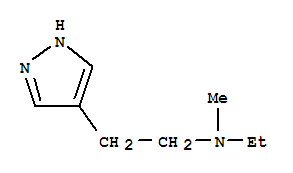1H-pyrazole-4-ethanamine,n-ethyl-n-methyl-(9ci)Structure,779298-68-9Structure 1H-pyrazole-4-ethanamine,n-ethyl-n-methyl-(9ci) Structure,779298-68-9Structure