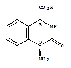 1-Isoquinolinecarboxylicacid,4-amino-1,2,3,4-tetrahydro-3-oxo-,trans-(9ci)Structure,780726-56-9Structure 1-Isoquinolinecarboxylicacid,4-amino-1,2,3,4-tetrahydro-3-oxo-,trans-(9ci) Structure,780726-56-9Structure