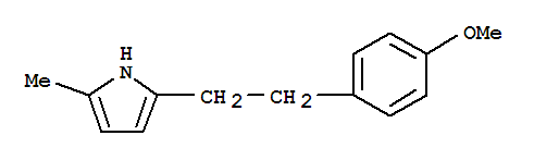 1H-pyrrole,2-[2-(4-methoxyphenyl)ethyl]-5-methyl-(9ci) Structure,780754-74-7Structure