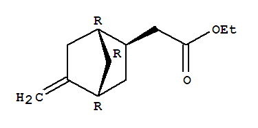 (1r,2r,4r)-rel-(9ci)-5-亞甲基-雙環(huán)[2.2.1]庚烷-2-乙酸乙酯結(jié)構式_780789-84-6結(jié)構式