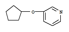 Pyridine, 3-(cyclopentyloxy)-(9ci)Structure,780800-97-7Structure Pyridine, 3-(cyclopentyloxy)-(9ci) Structure,780800-97-7Structure