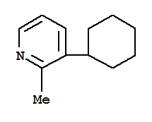 Pyridine, 3-cyclohexyl-2-methyl-(9ci)Structure,780801-38-9Structure Pyridine, 3-cyclohexyl-2-methyl-(9ci) Structure,780801-38-9Structure