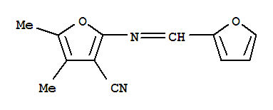 (9ci)-2-[(2-呋喃亞甲基)氨基]-4,5-二甲基-3-呋喃甲腈結(jié)構(gòu)式_780806-52-2結(jié)構(gòu)式