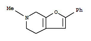(9ci)-4,5,6,7-四氫-6-甲基-2-苯基-呋喃并[2,3-c]吡啶結(jié)構(gòu)式_781581-23-5結(jié)構(gòu)式
