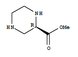 (R)-(+)-哌嗪-2-羧酸甲酯結(jié)構(gòu)式_781588-93-0結(jié)構(gòu)式