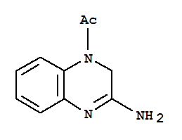 (9ci)-4-乙?；?3,4-二氫-2-喹噁啉胺結(jié)構(gòu)式_782428-50-6結(jié)構(gòu)式
