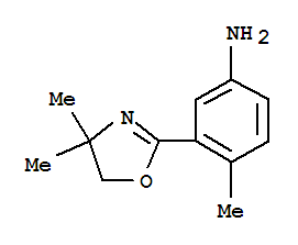 Benzenamine, 3-(4,5-dihydro-4,4-dimethyl-2-oxazolyl)-4-methyl-(9ci)Structure,782499-18-7Structure Benzenamine, 3-(4,5-dihydro-4,4-dimethyl-2-oxazolyl)-4-methyl-(9ci) Structure,782499-18-7Structure