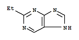 1H-purine, 2-ethyl-(9ci)Structure,78564-53-1Structure 1H-purine, 2-ethyl-(9ci) Structure,78564-53-1Structure