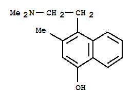1-Naphthalenol,4-[2-(dimethylamino)ethyl]-3-methyl-(9ci) Structure,786582-22-7Structure
