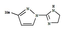 1H-pyrazole,1-(4,5-dihydro-1h-imidazol-2-yl)-3-methyl-(9ci)Structure,786588-78-1Structure 1H-pyrazole,1-(4,5-dihydro-1h-imidazol-2-yl)-3-methyl-(9ci) Structure,786588-78-1Structure