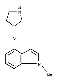 1H-indole,1-methyl-4-(3-pyrrolidinyloxy)-(9ci) Structure,786607-54-3Structure
