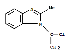 1H-benzimidazole,1-(1-chloroethenyl)-2-methyl-(9ci)Structure,78708-24-4Structure 1H-benzimidazole,1-(1-chloroethenyl)-2-methyl-(9ci) Structure,78708-24-4Structure