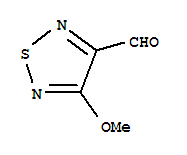4-甲氧基-1,2,5-噻二唑-3-羧醛結(jié)構(gòu)式_78741-15-8結(jié)構(gòu)式