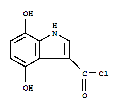 1H-indole-3-carbonyl chloride, 4,7-dihydroxy-(9ci)Structure,78942-72-0Structure 1H-indole-3-carbonyl chloride, 4,7-dihydroxy-(9ci) Structure,78942-72-0Structure