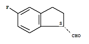 1H-indene-1-carboxaldehyde,5-fluoro-2,3-dihydro-,(1s)-(9ci) Structure,789631-88-5Structure