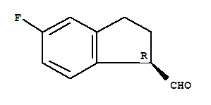 1H-indene-1-carboxaldehyde,5-fluoro-2,3-dihydro-,(1r)-(9ci) Structure,789632-01-5Structure