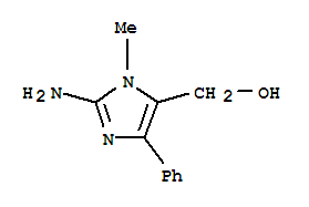 1H-imidazole-5-methanol,2-amino-1-methyl-4-phenyl-(9ci) Structure,790151-61-0Structure