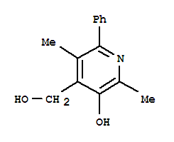 (9ci)-3-羥基-2,5-二甲基-6-苯基-4-吡啶甲醇結(jié)構(gòu)式_790164-00-0結(jié)構(gòu)式