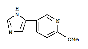 5-(1H-imidazol-4-yl)-2-methoxy-pyridineStructure,790262-67-8Structure 5-(1H-imidazol-4-yl)-2-methoxy-pyridine Structure,790262-67-8Structure