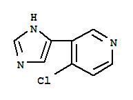 Pyridine, 4-chloro-3-(1h-imidazol-4-yl)-(9ci)Structure,790262-76-9Structure Pyridine, 4-chloro-3-(1h-imidazol-4-yl)-(9ci) Structure,790262-76-9Structure