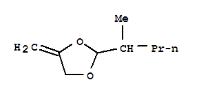 1,3-Dioxolane, 2-(1-methylbutyl)-4-methylene-Structure,79033-07-1Structure 1,3-Dioxolane, 2-(1-methylbutyl)-4-methylene- Structure,79033-07-1Structure