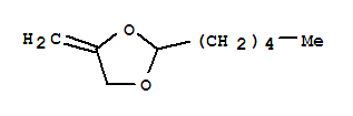 1,3-Dioxolane, 4-methylene-2-pentyl-Structure,79033-12-8Structure 1,3-Dioxolane, 4-methylene-2-pentyl- Structure,79033-12-8Structure
