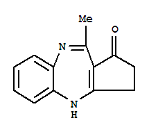 (9ci)-3,4-二氫-10-甲基-苯并[b]環(huán)戊并[e][1,4]二氮雜革-1(2H)-酮結(jié)構(gòu)式_790627-35-9結(jié)構(gòu)式
