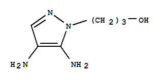 1H-pyrazole-1-propanol, 4,5-diamino-Structure,790652-93-6Structure 1H-pyrazole-1-propanol, 4,5-diamino- Structure,790652-93-6Structure