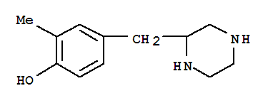 Phenol, 2-methyl-4-(2-piperazinylmethyl)-(9ci)Structure,791046-92-9Structure Phenol, 2-methyl-4-(2-piperazinylmethyl)-(9ci) Structure,791046-92-9Structure