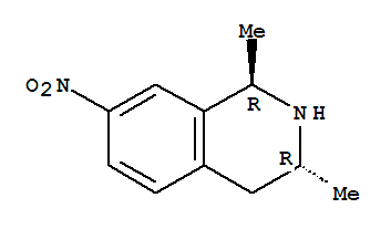 Isoquinoline, 1,2,3,4-tetrahydro-1,3-dimethyl-7-nitro-, (1r,3r)-(9ci)Structure,791048-46-9Structure Isoquinoline, 1,2,3,4-tetrahydro-1,3-dimethyl-7-nitro-, (1r,3r)-(9ci) Structure,791048-46-9Structure